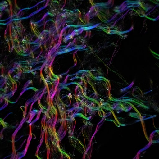 The color survey of collagen